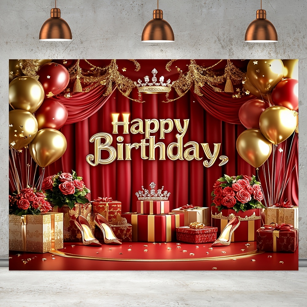 Luxury Lifestyle Photography - 1 piece, modern-style birthday party background