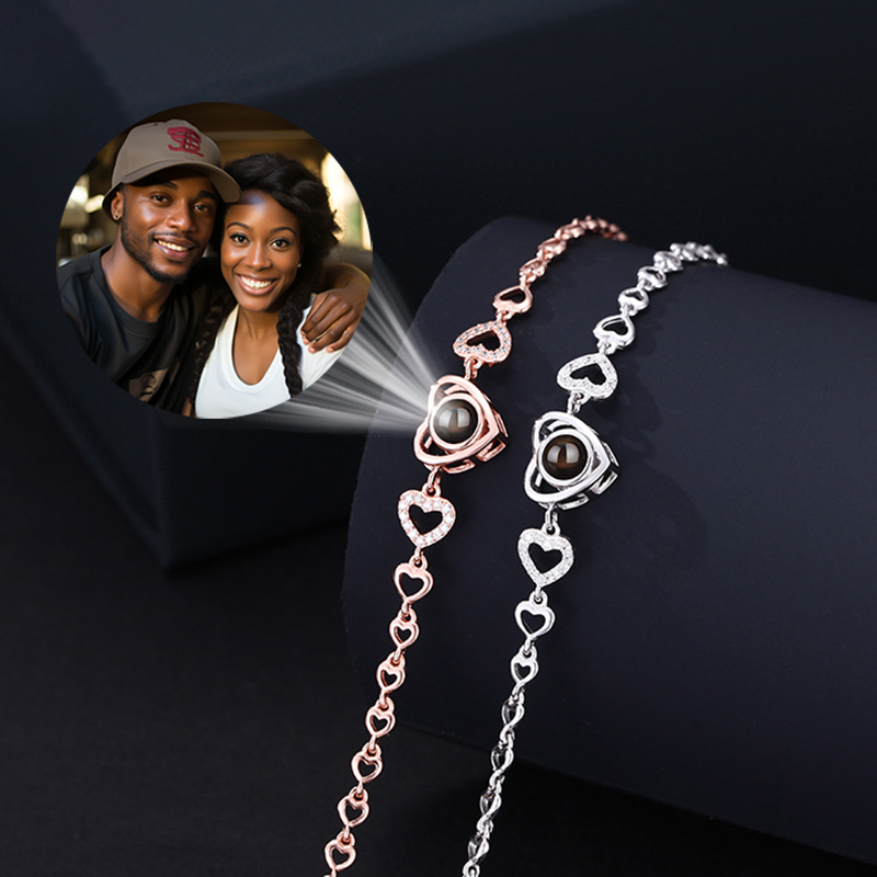 Luxury Lifestyle Photography - Custom Color Photo Projection Bracelet Luxury
