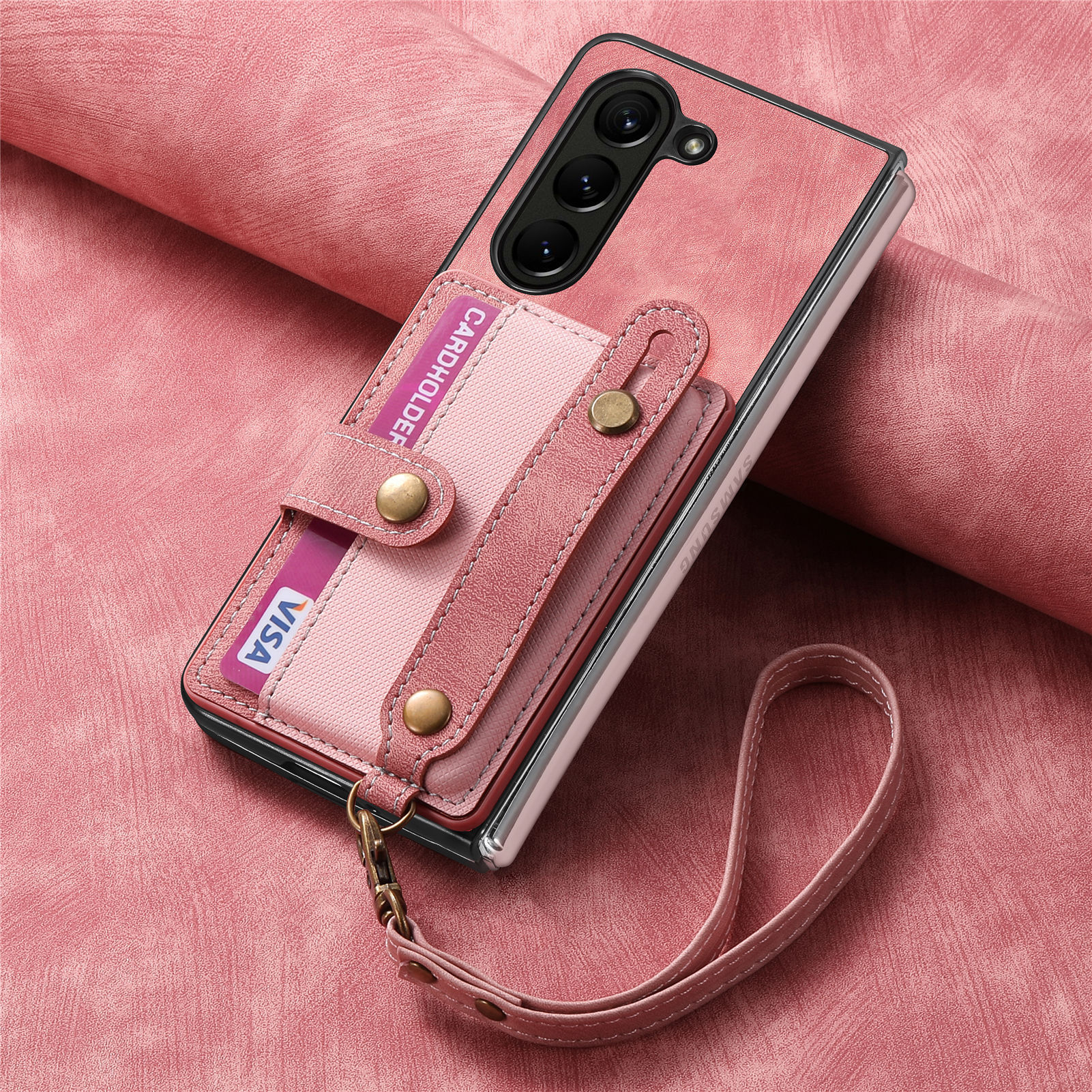 Leather Card Wallet - PU Leather Phone Case for Samsung