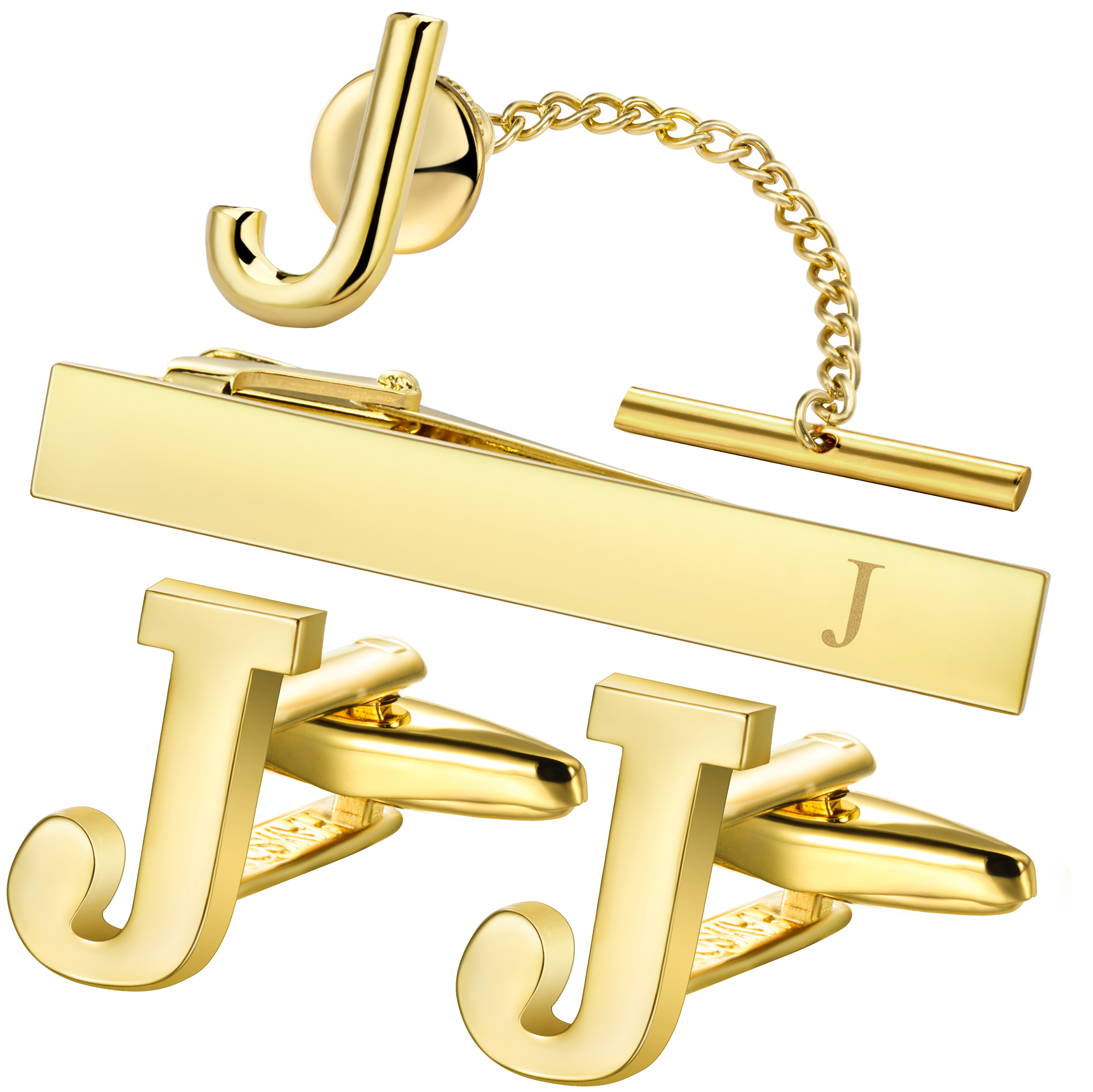 HAWSON Personalized Letter  Cu - Monogram Cufflinks Set recensione e prezzo