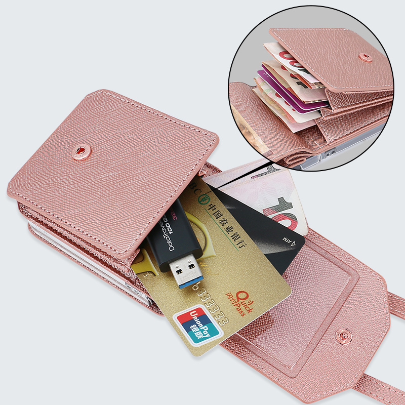 Vietao Crossbody Lanyard Mobil - Leather Card Wallet recensione e prezzo