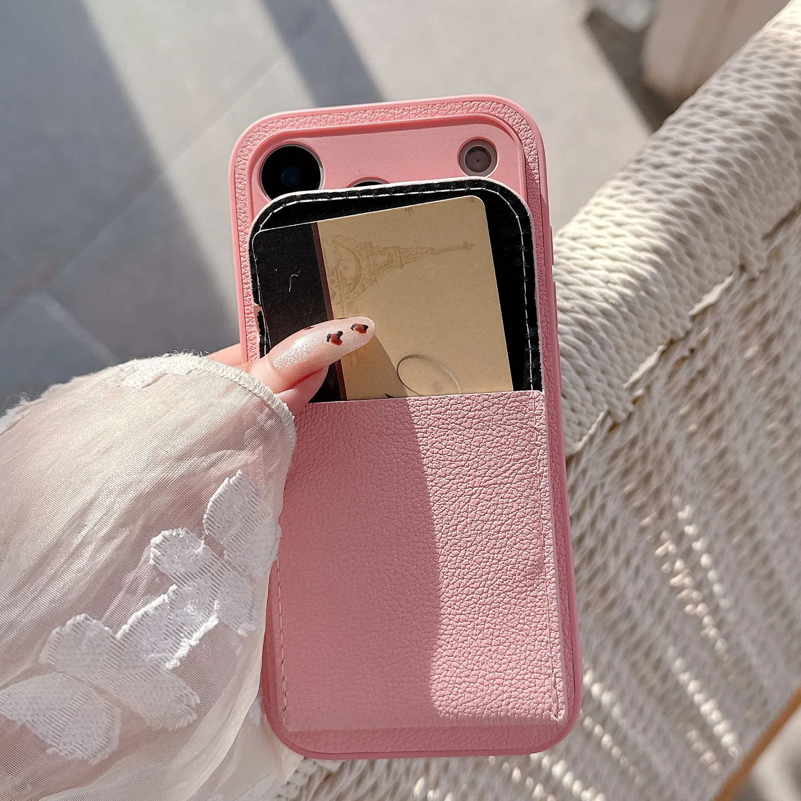 Card Slot Wallet PU Leather Br - Leather Card Wallet recensione e prezzo