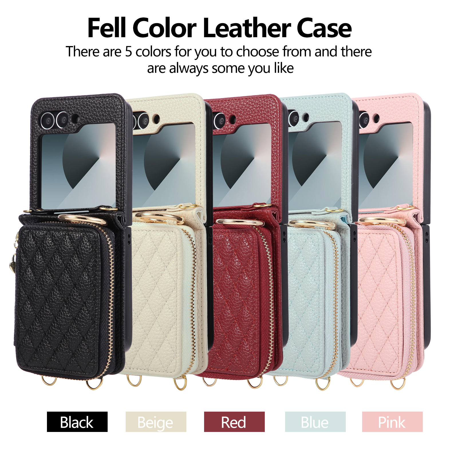 Crossbody Zipper Cards Solt Wa - Leather Card Wallet recensione e prezzo