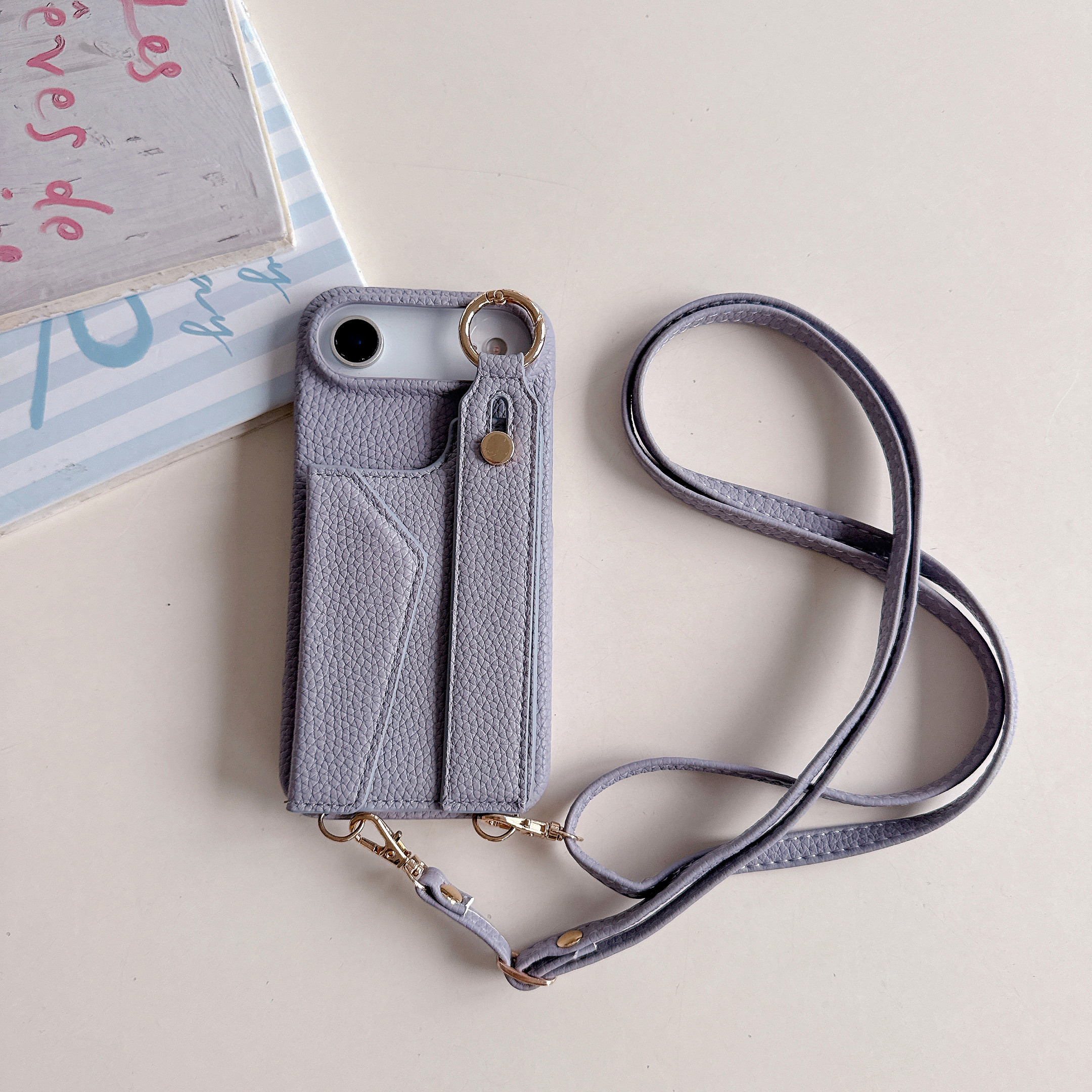 Wrist Strap Crossbody Ring Hol - Leather Card Wallet recensione e prezzo