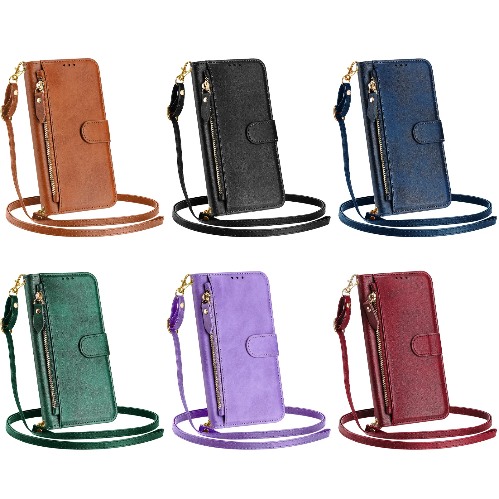 Crossbody Zipper Cards Solt Le - Leather Card Wallet recensione e prezzo